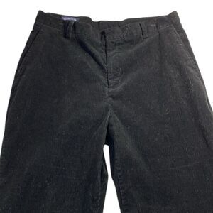 LANDS' END Black Corduroy Trouser Pants